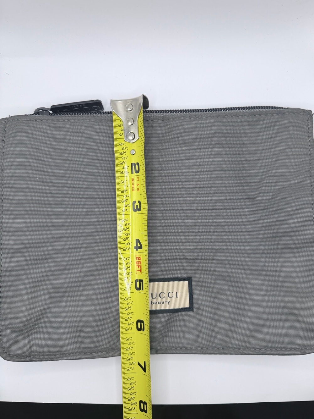Gucci Beauty Gray Nylon Cosmetic Travel Pouch - Picture 7 of 7